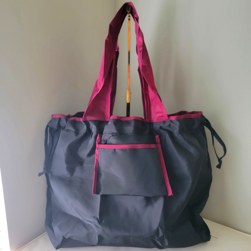 Black Tote bag Foldable shopping bag
